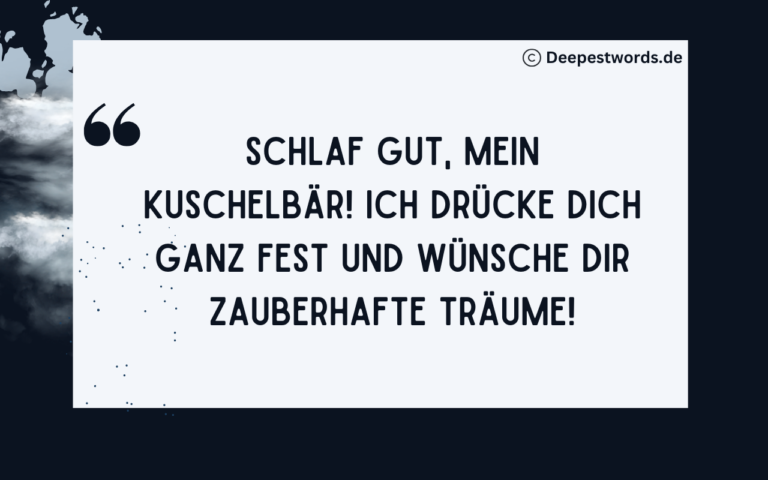 120+ Gute Nacht Sprüche Mit Herz und Seele ins Traumland