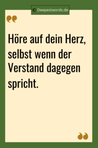 160 Herz über Kopf Sprüche (mit Bildern) Deepest Words