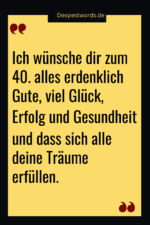 120+ 40 Geburtstag Sprüche (Mit Bildern) für Ihre Feier!