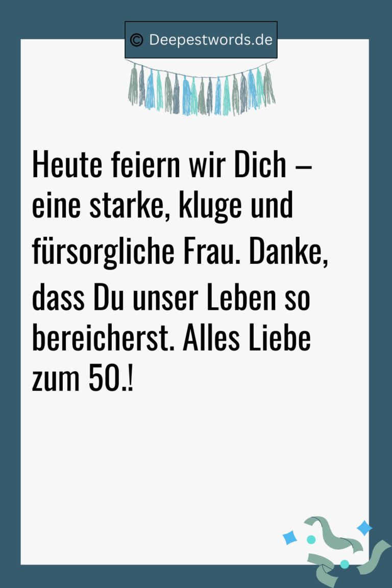 130 Geburtstagswünsche 50 Frau Deepest Words