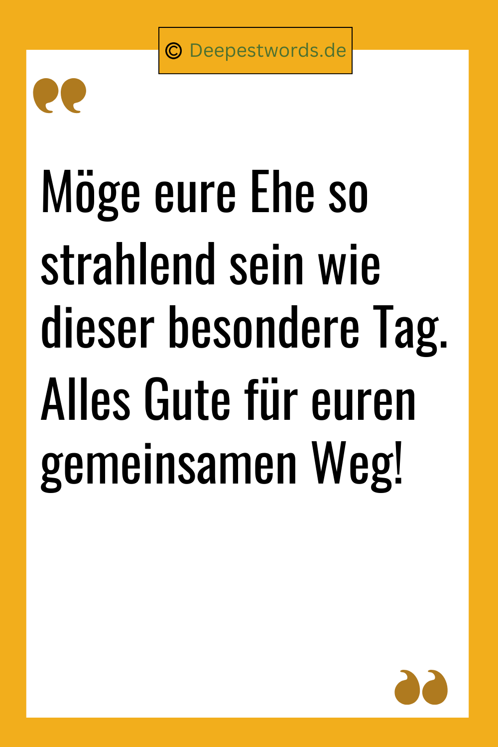 90 Hochzeitssprüche Liebevoll, Kurz & Lustig Deepest Words
