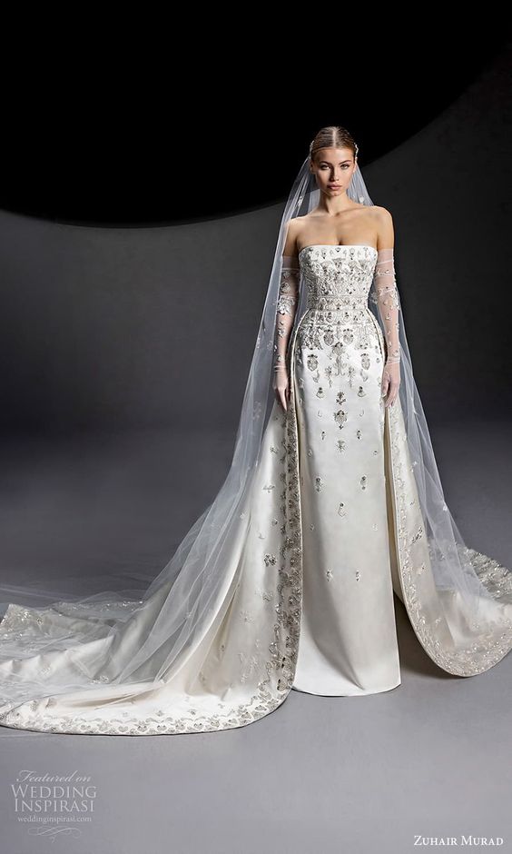 Brautkleider-Trends 2025: Elegante Überröcke & Moderne Kleider