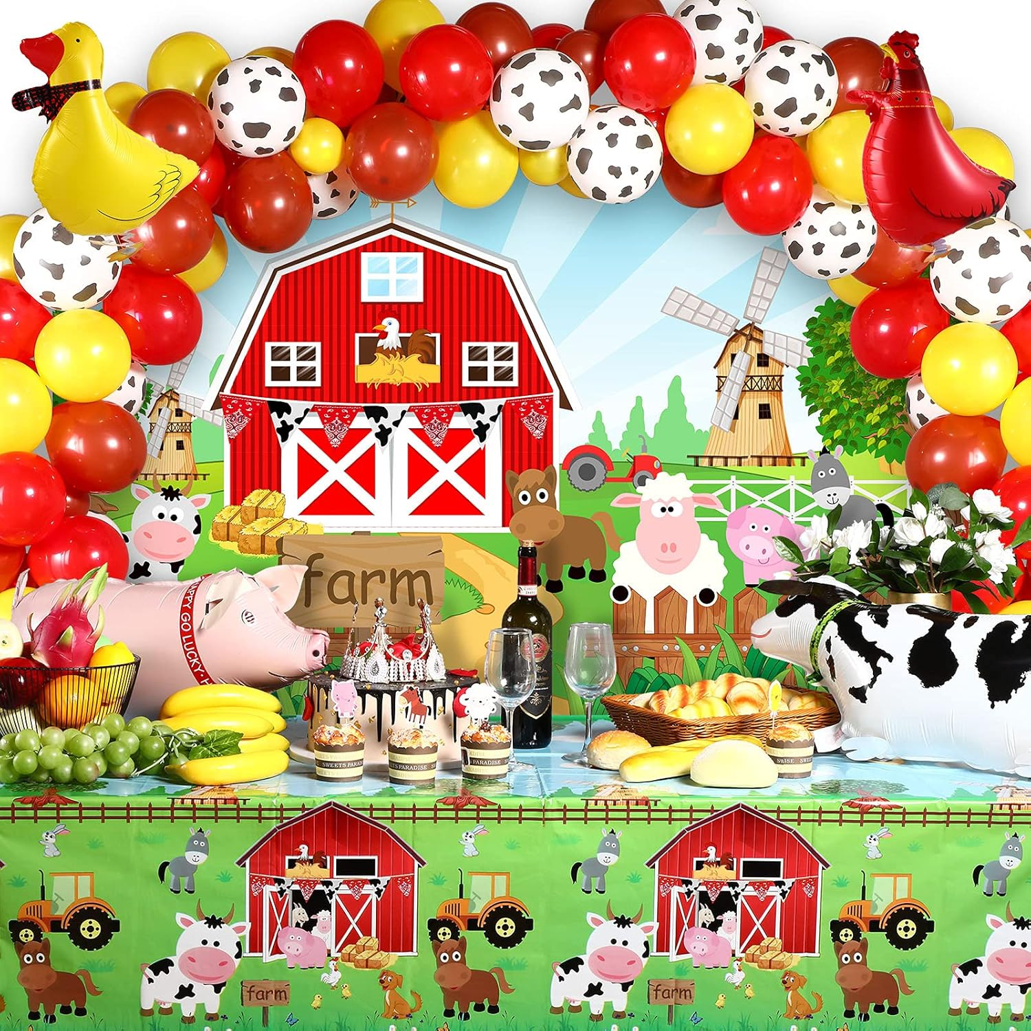 Farm Animal Birthday Party Decorations
