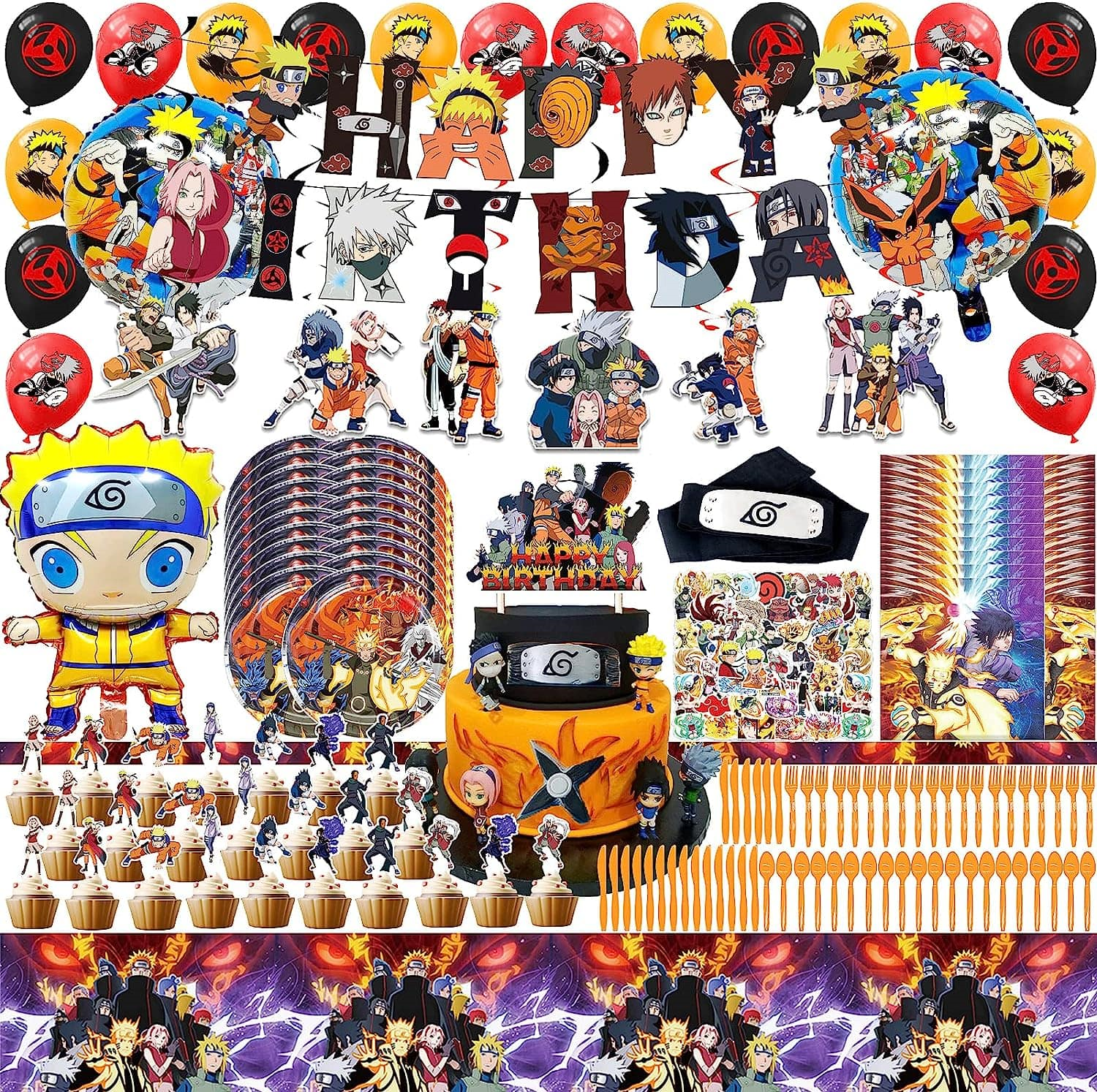 Anime birthday party decorations